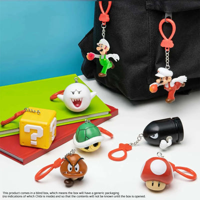 Super Mario Backpack Buddies keychain blindbag