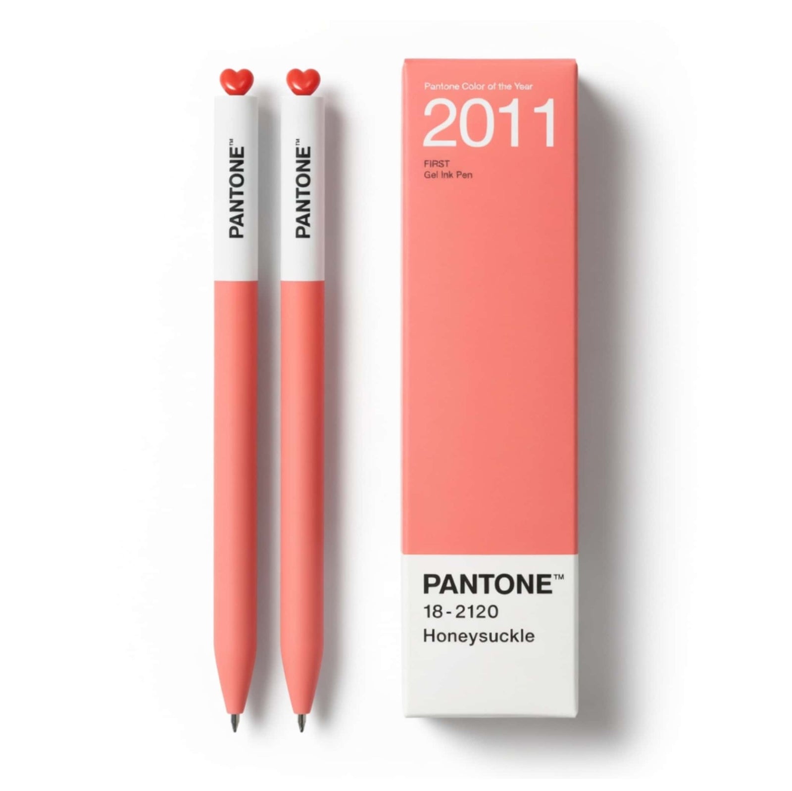 PANTONE® x Kaco gel ink pen set of 2, honeysuckle