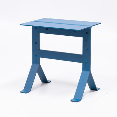 refurbished | Hübsch Fold stool, petrol