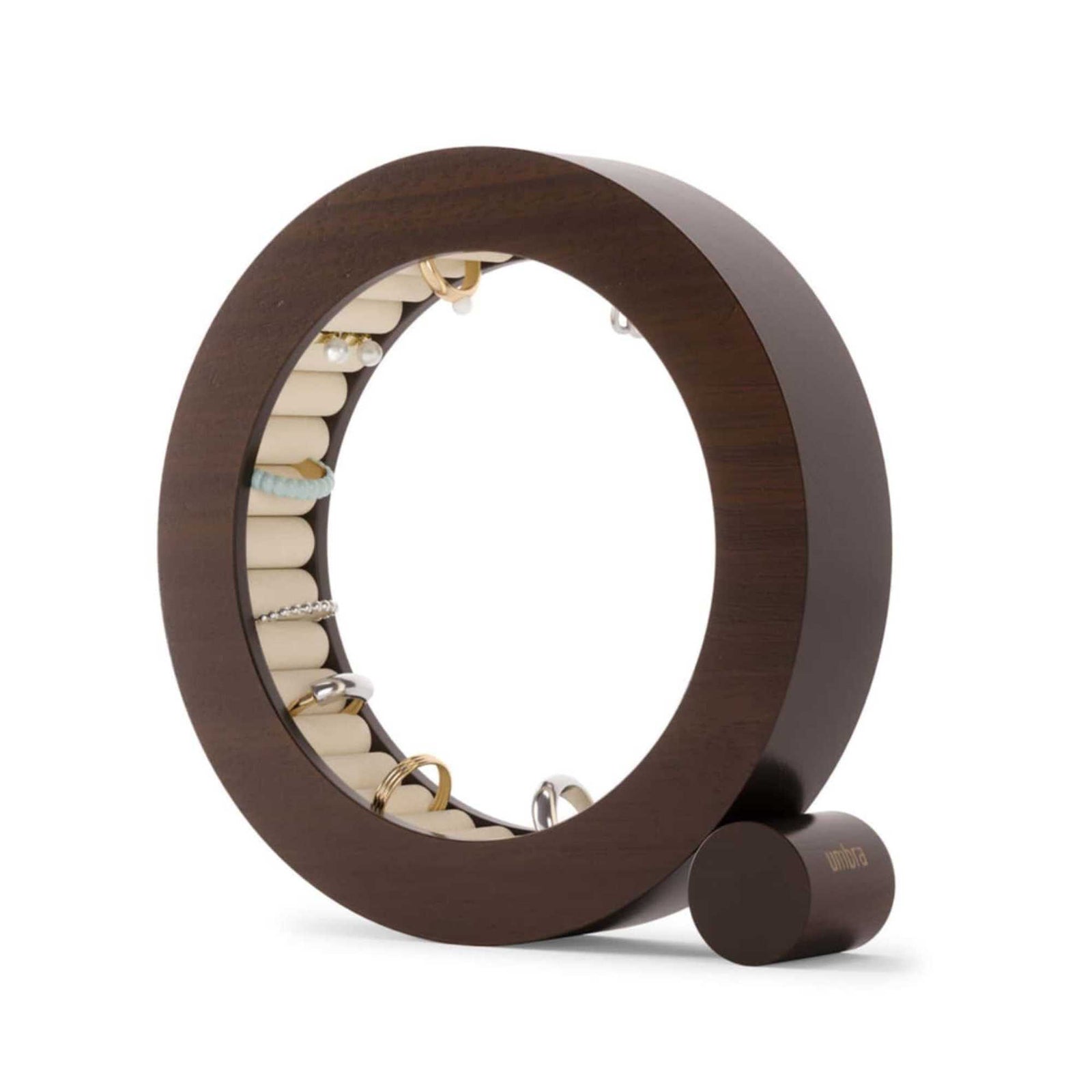 Umbra Ferris jewelry organizer, walnut