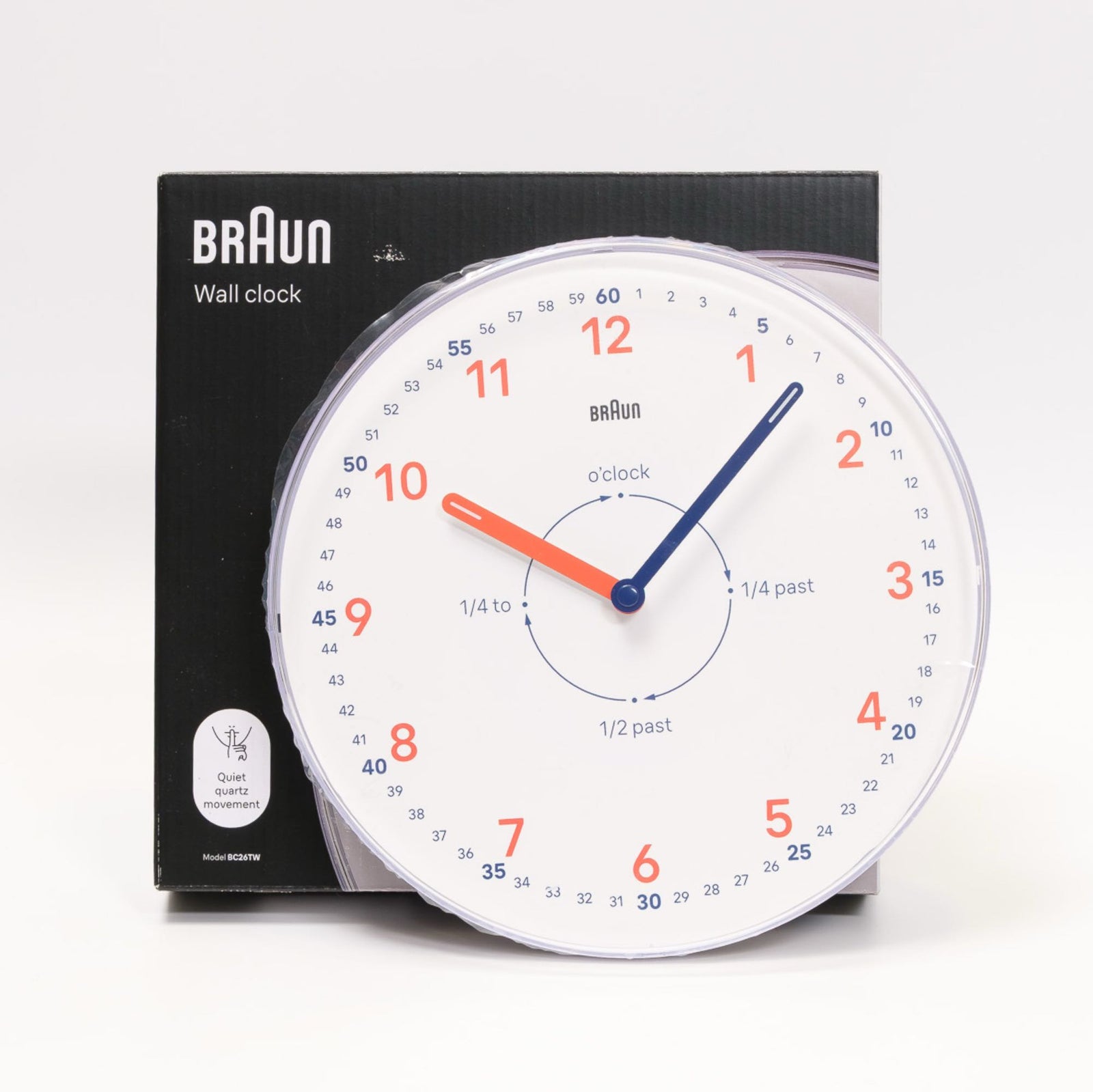 refurbished | Braun BC26TW Time Teacher wall clock