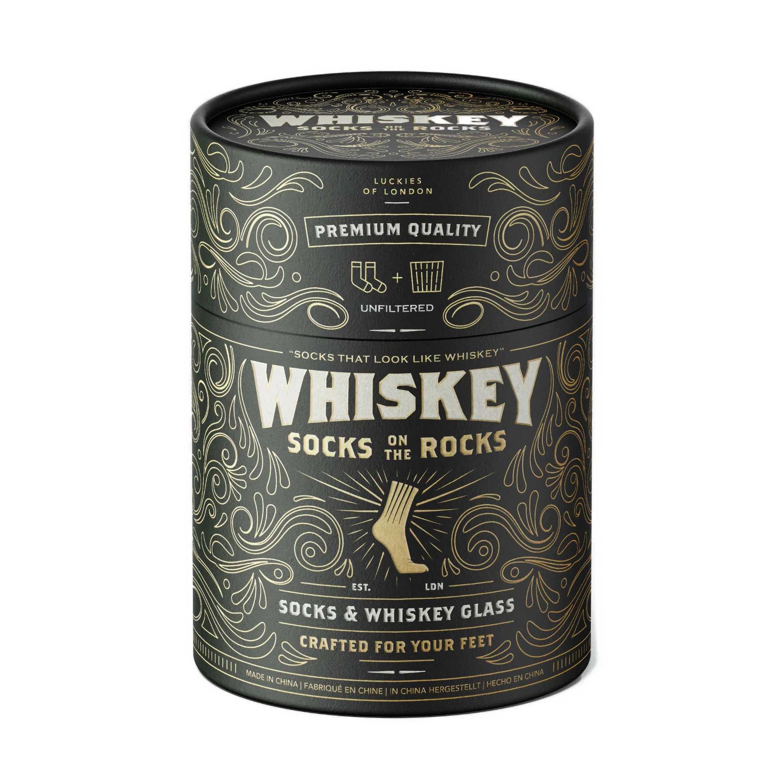 Whiskey Socks on the Rocks