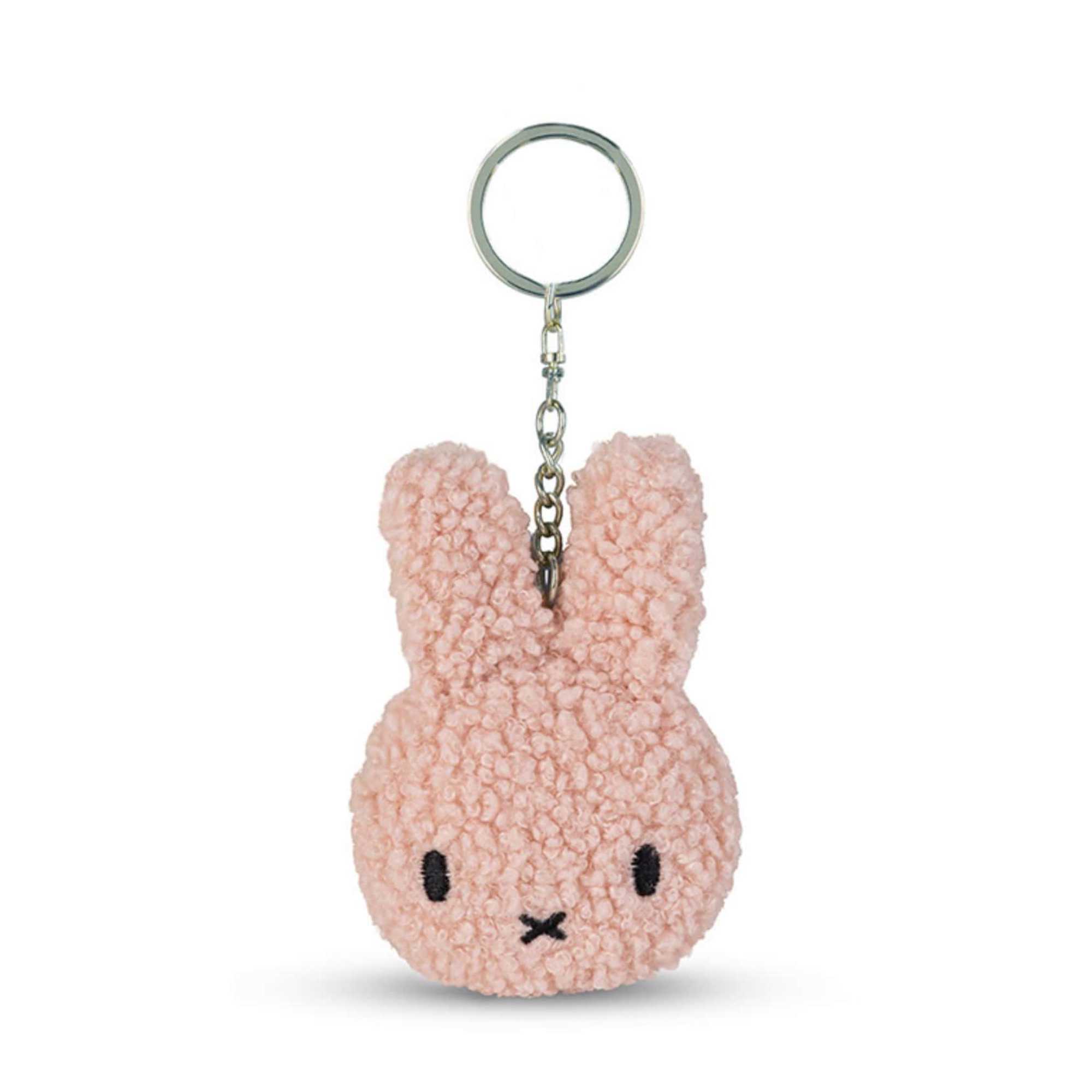 Miffy Flat Keychain Tiny Teddy, pink