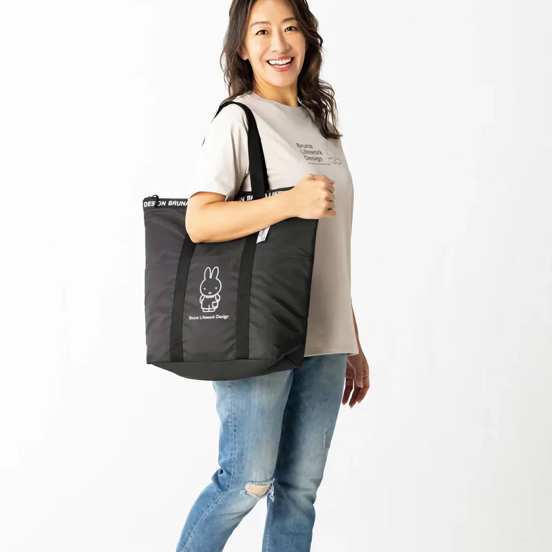 Miffy Cooler tote bag 11.7L, black