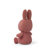 Miffy ECO Corduroy Sitting plush 23cm, dusty rose