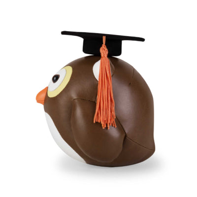 Zuny Bookend Owl with gown cap