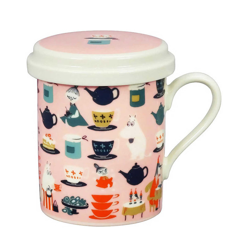 Yamaka Shoten MOOMIN Tea Mate Porcelain Mug (320ml), Pink