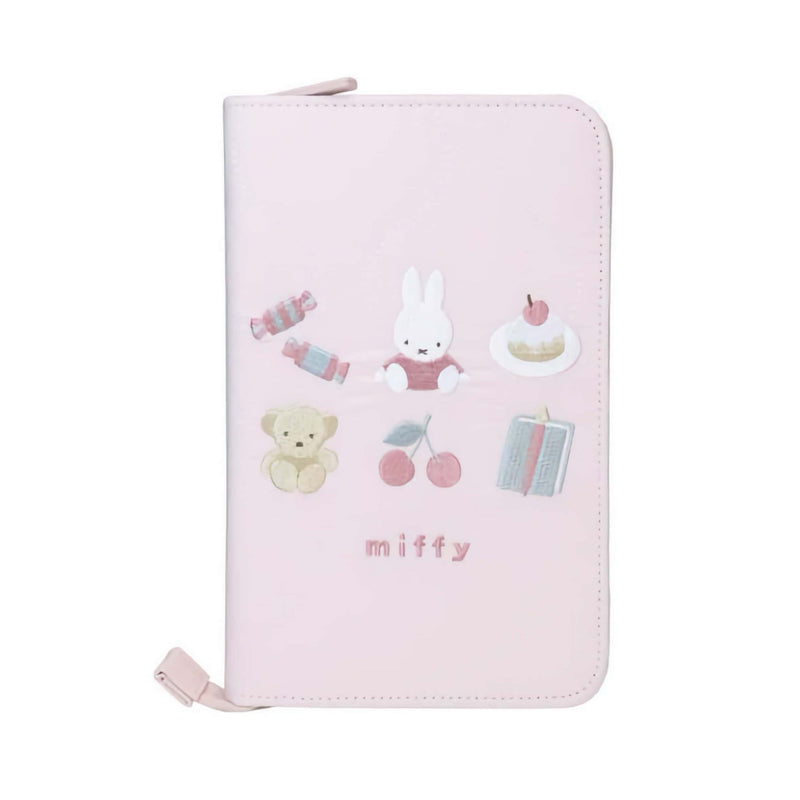 Miffy Free Case w/ Quilt Embro, pink