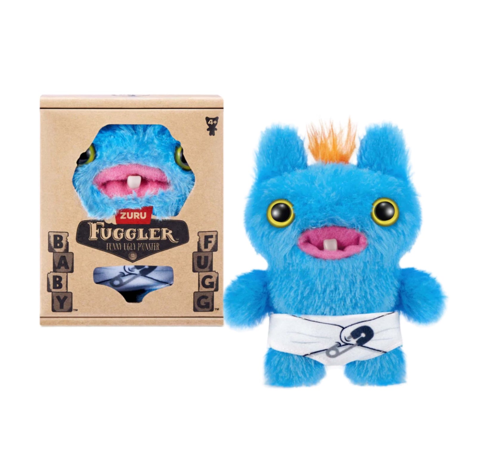 Fuggler Baby Fugg funny ugly monster plush, Sreech