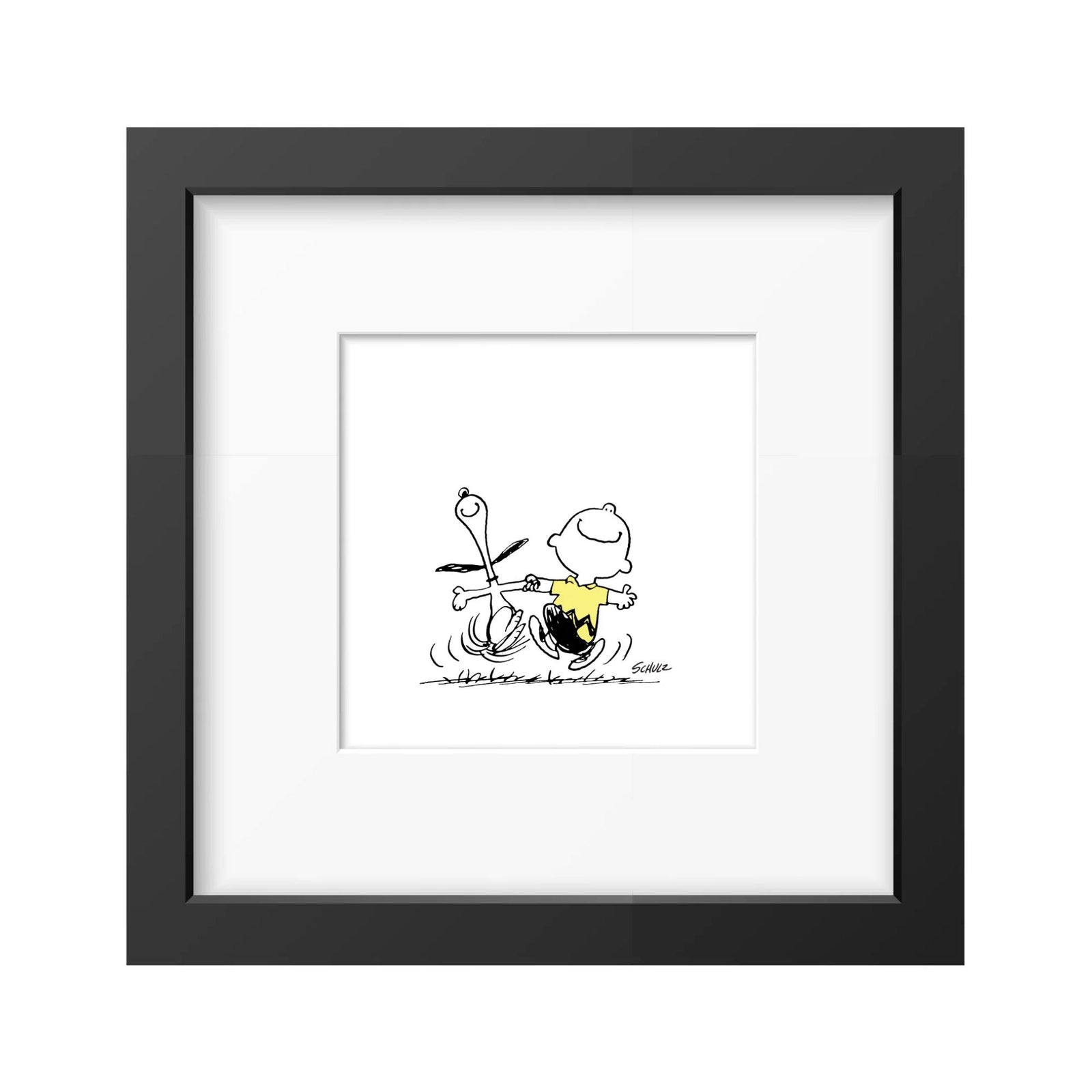 Peanuts x Magpie Snoopy Charlie Dance Framed Print
