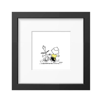 Peanuts x Magpie Snoopy Charlie Dance Framed Print