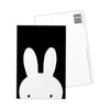 Miffy Face B&W Postcard