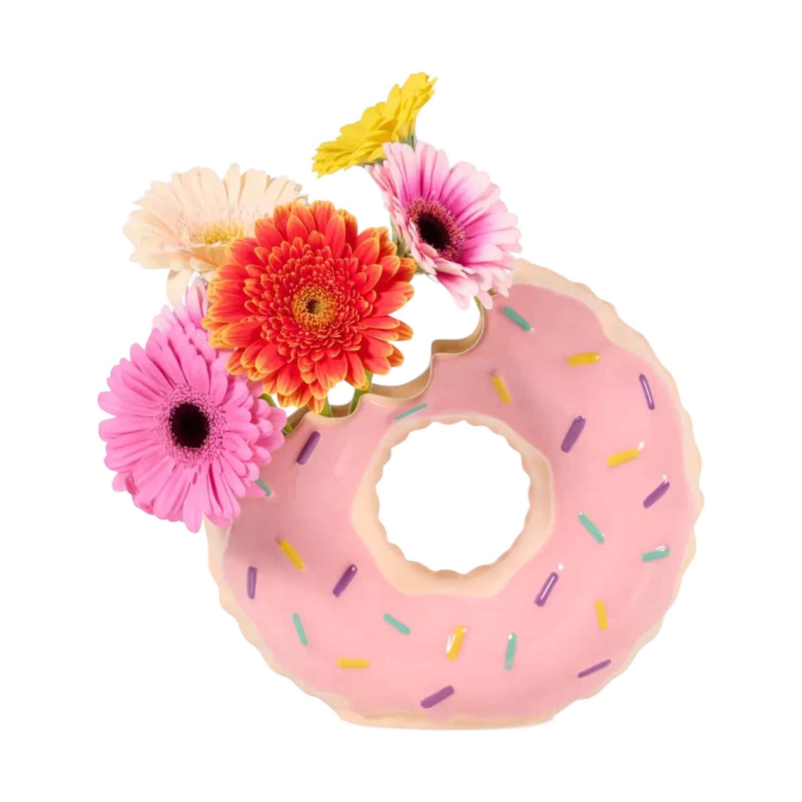 Bitten Floaty Donut vase