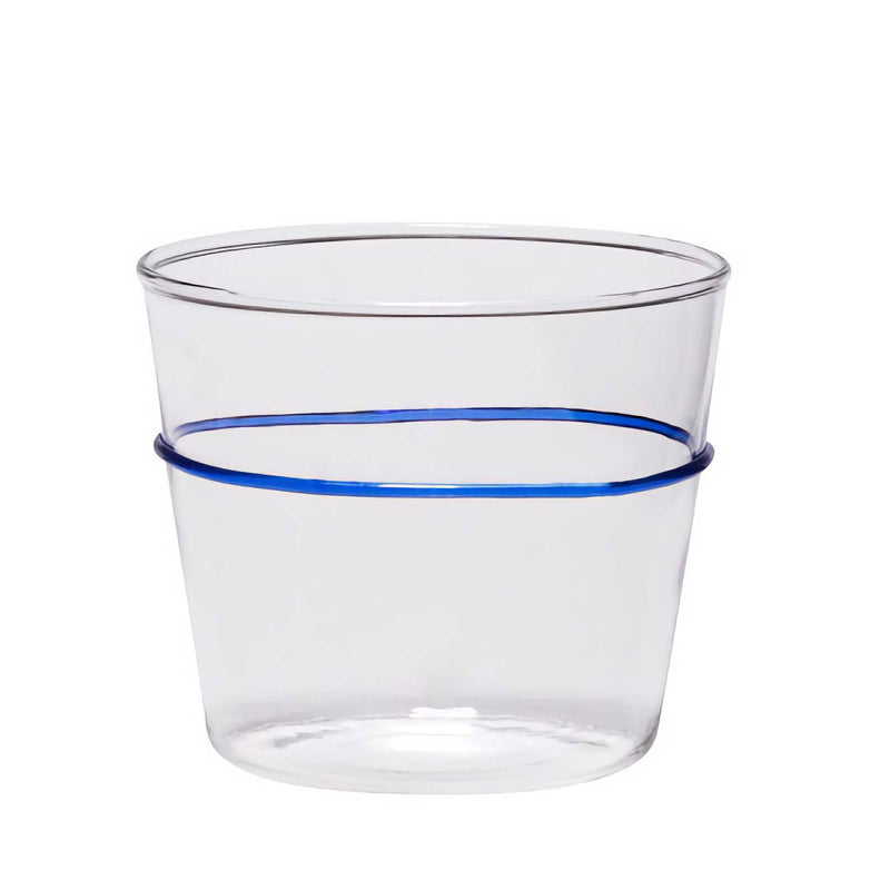 Hubsch Orbit Drinking Glass, Blue