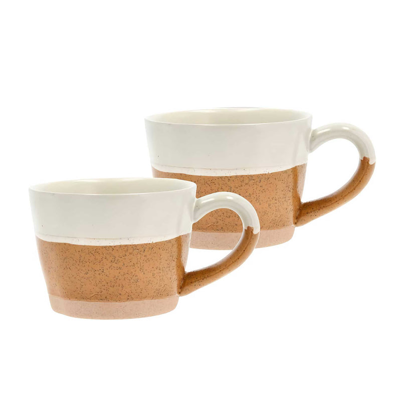 Villa Collection Denmark Evig Mug set of 2, amber/cream