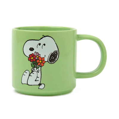 Peanuts x Magpie Snoopy mug, posy