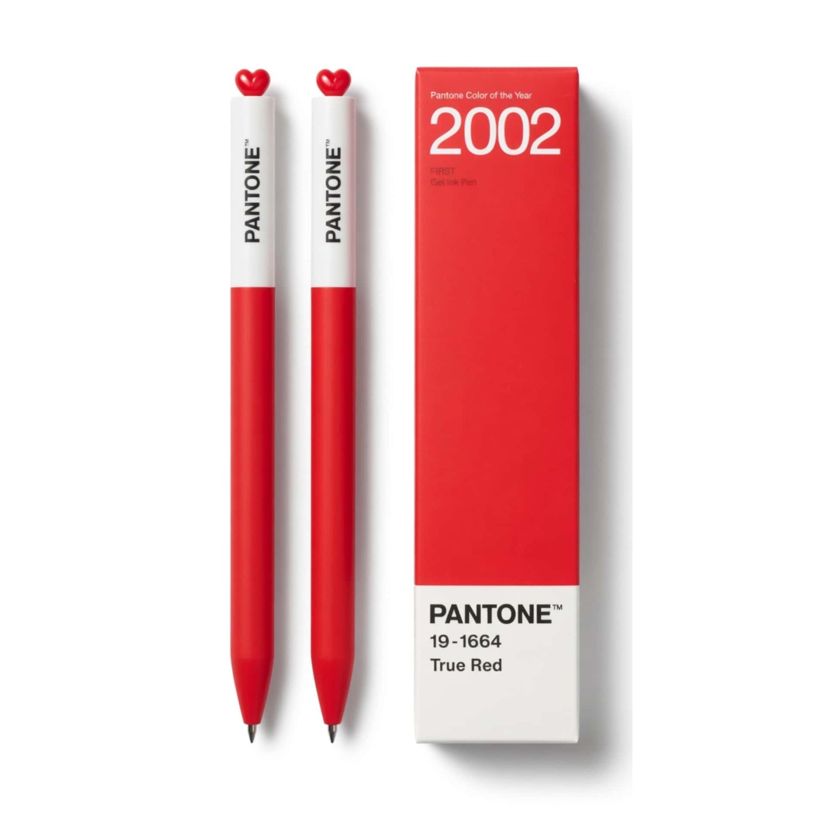 PANTONE® x Kaco gel ink pen set of 2, true red