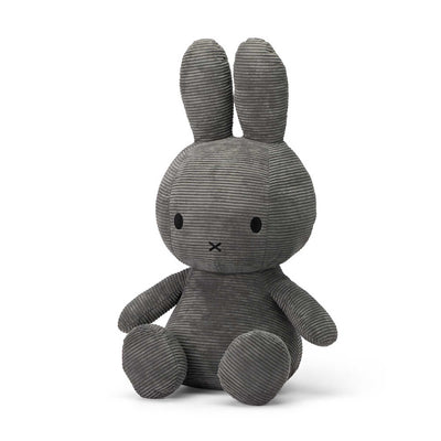 Miffy ECO Corduroy Sitting plush 70cm, grey