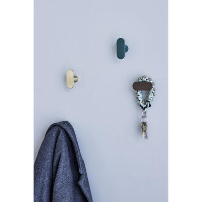 Hübsch Piccolo wall hook, brass