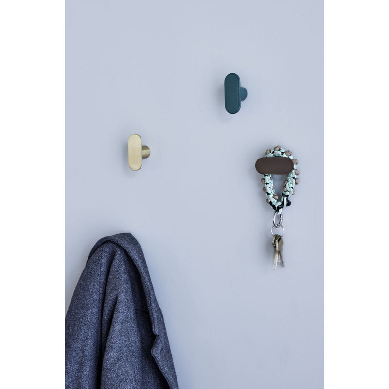 Hübsch Piccolo wall hook, brass