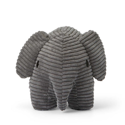 Elephant ECO Corduroy plush 23cm, grey