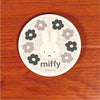 Miffy Water Absorbent Coaster, Monochrome