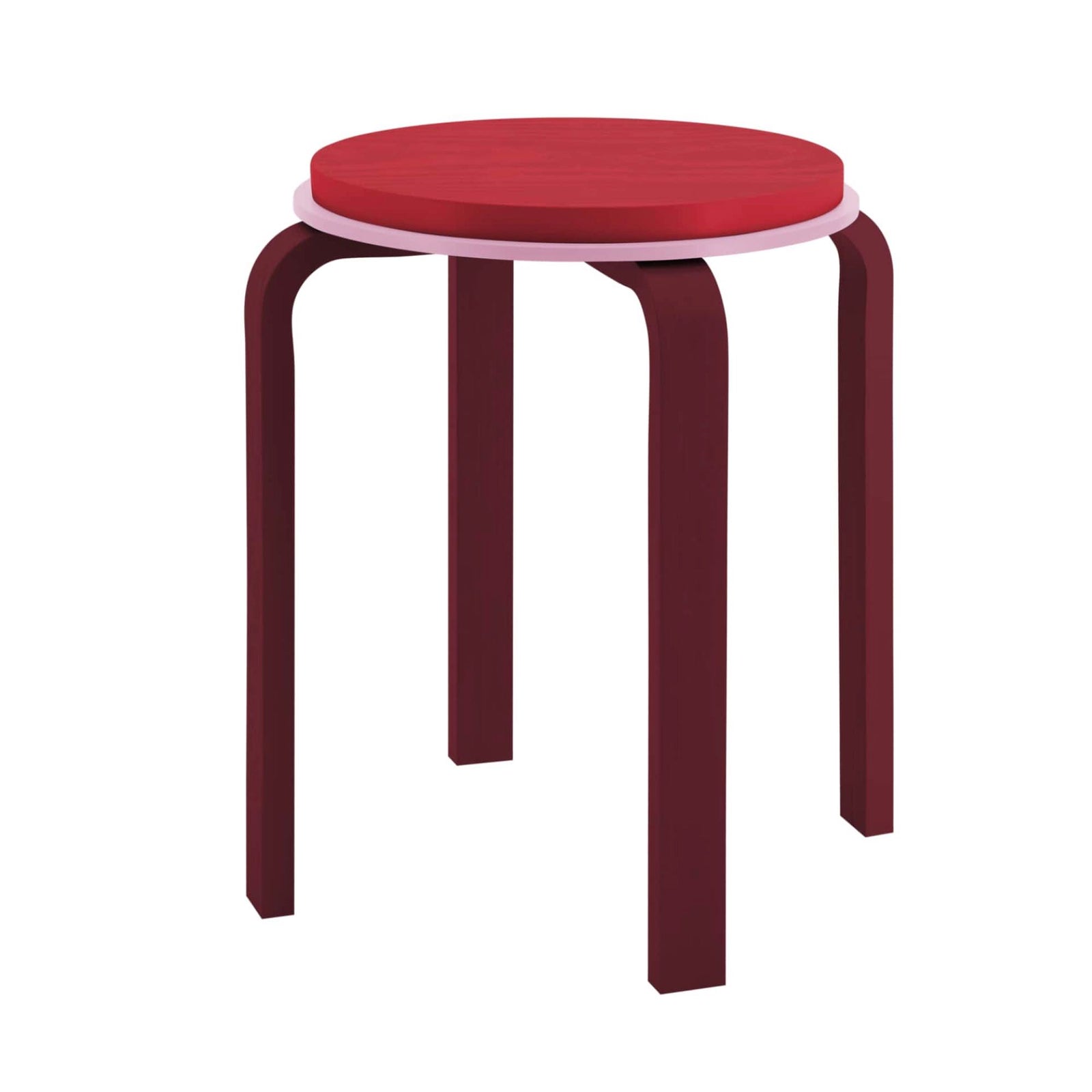 Remember 'Max' stool, red