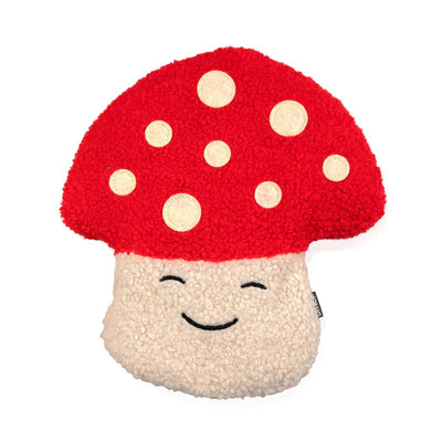 Bitten Microwaveable Heatable Hug Pillow, magical mushroom