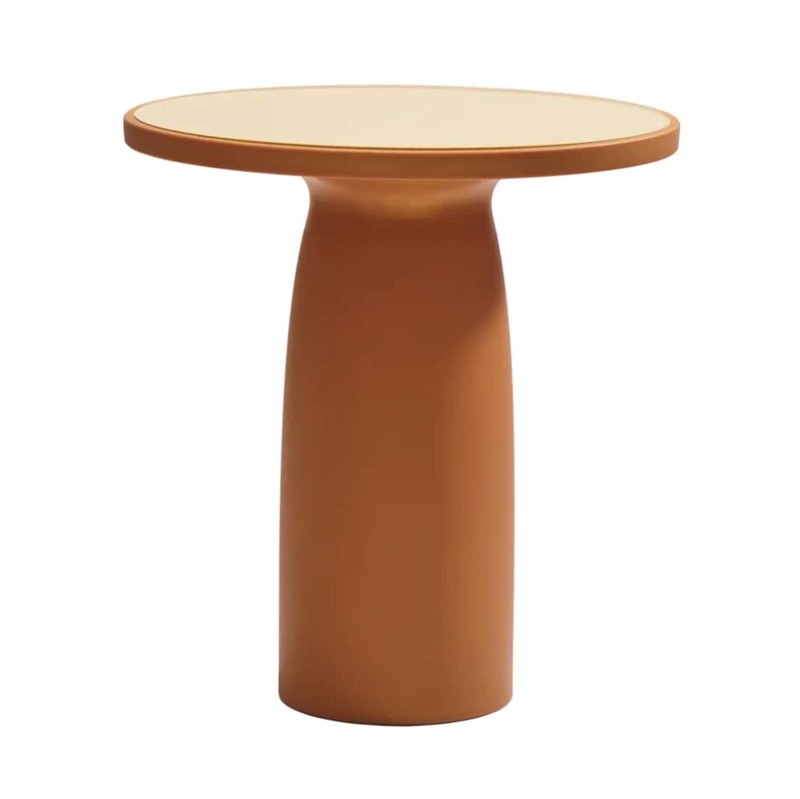 Qeeboo Toto table ø70, glitter mango