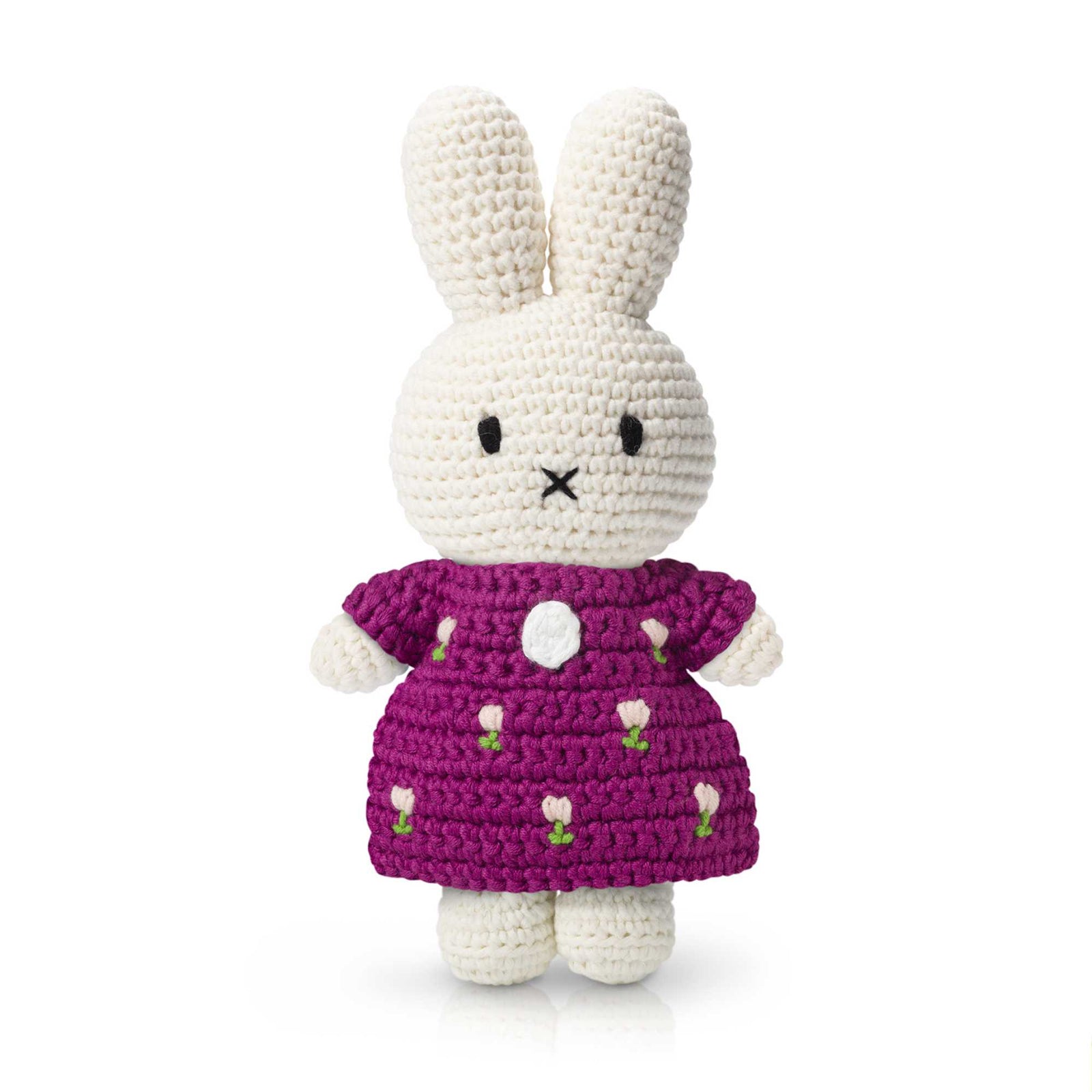 Just Dutch Miffy crochet, Cerise Tulip Dress