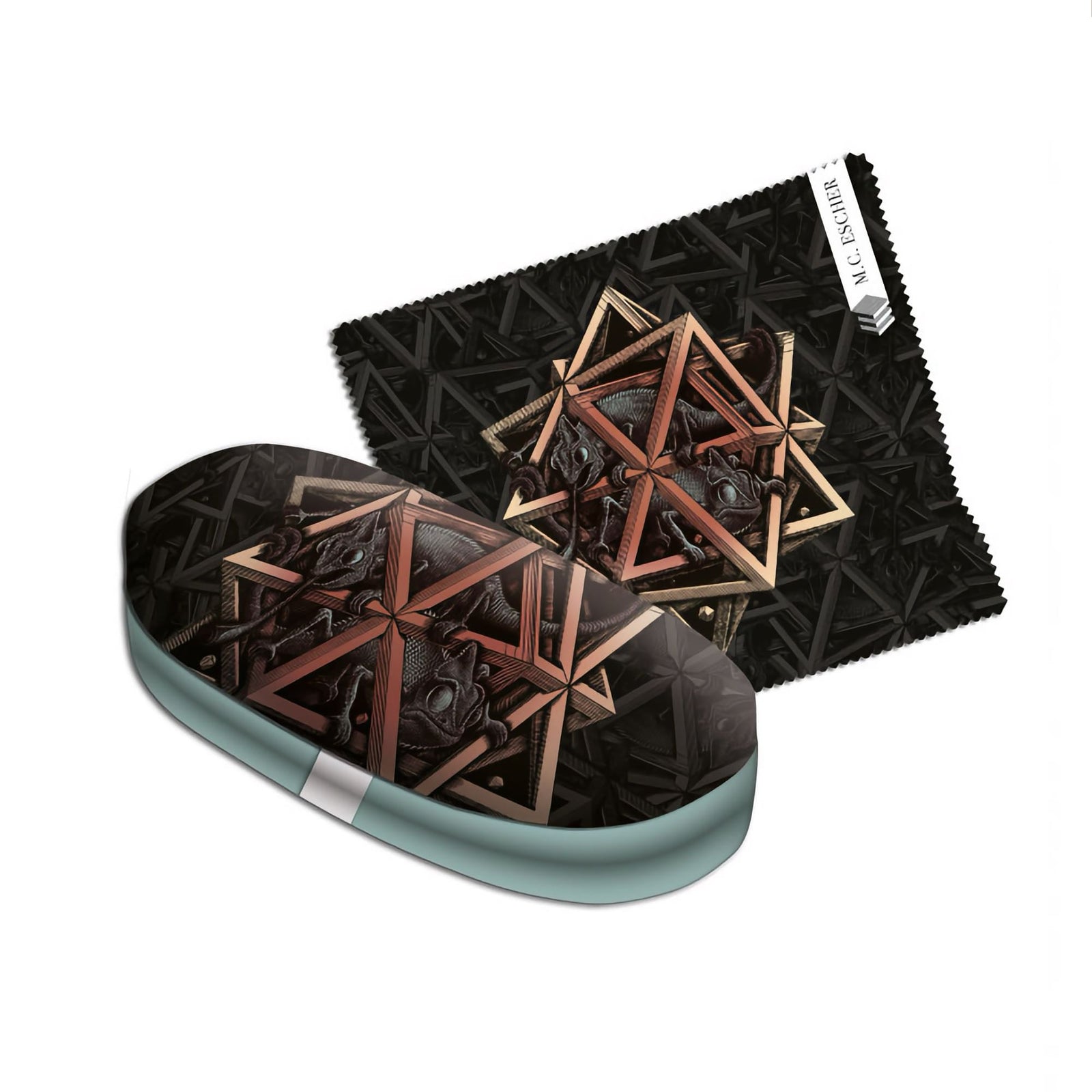 Bekking & Blitz glasses case with microfibre cloth, stars