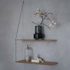 Woud Stedge shelf 80cm, Smoked oak