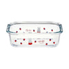 Miffy Heat-resistant glass 4-Point Lock storage container 650ml