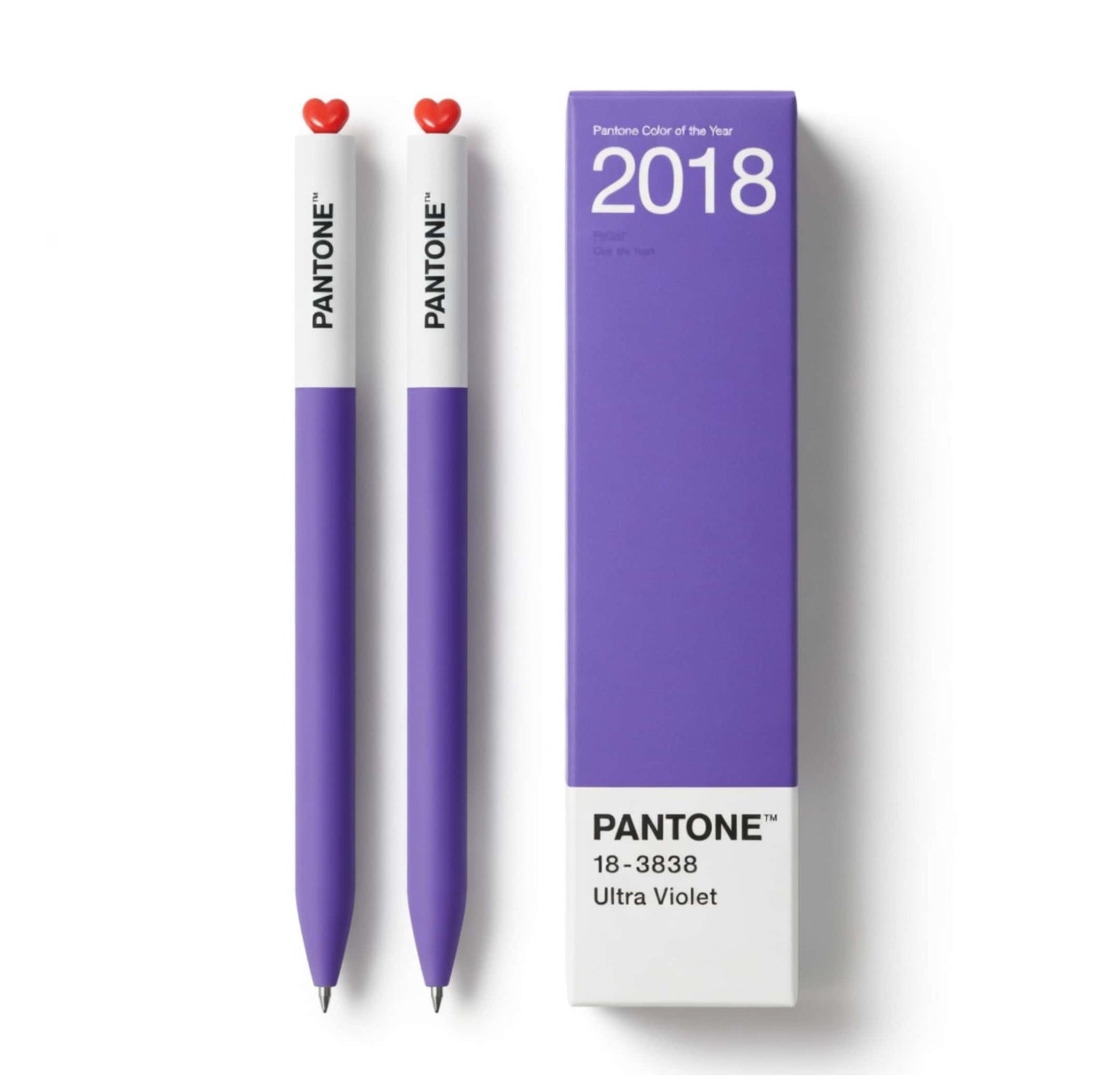 PANTONE® x Kaco gel ink pen set of 2, ultra violet