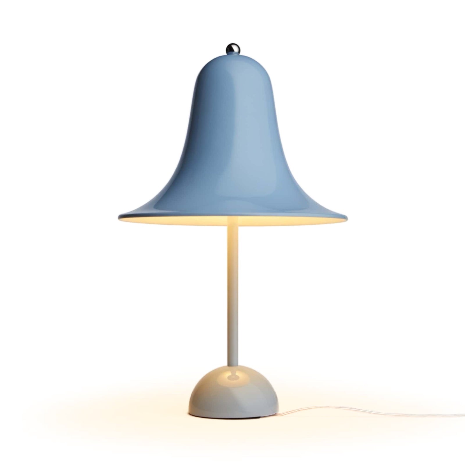 Verpan Pantop ø23 Table Lamp, Light Blue