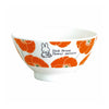 Dick Bruna Miffy Flower Pattern Rice Bowl, red