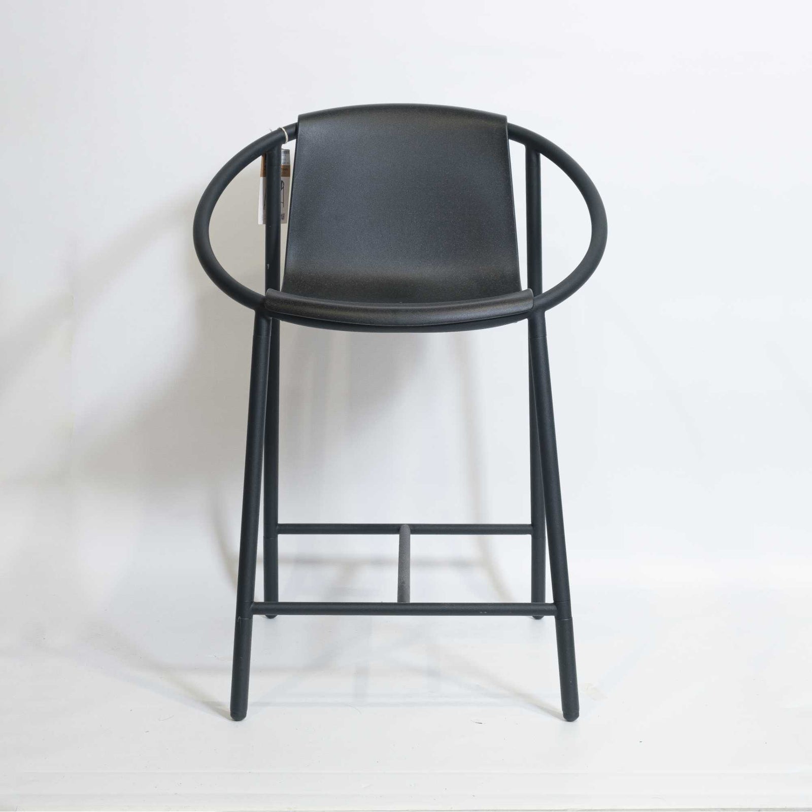 refurbished | Umbra Ringo counter stool, black