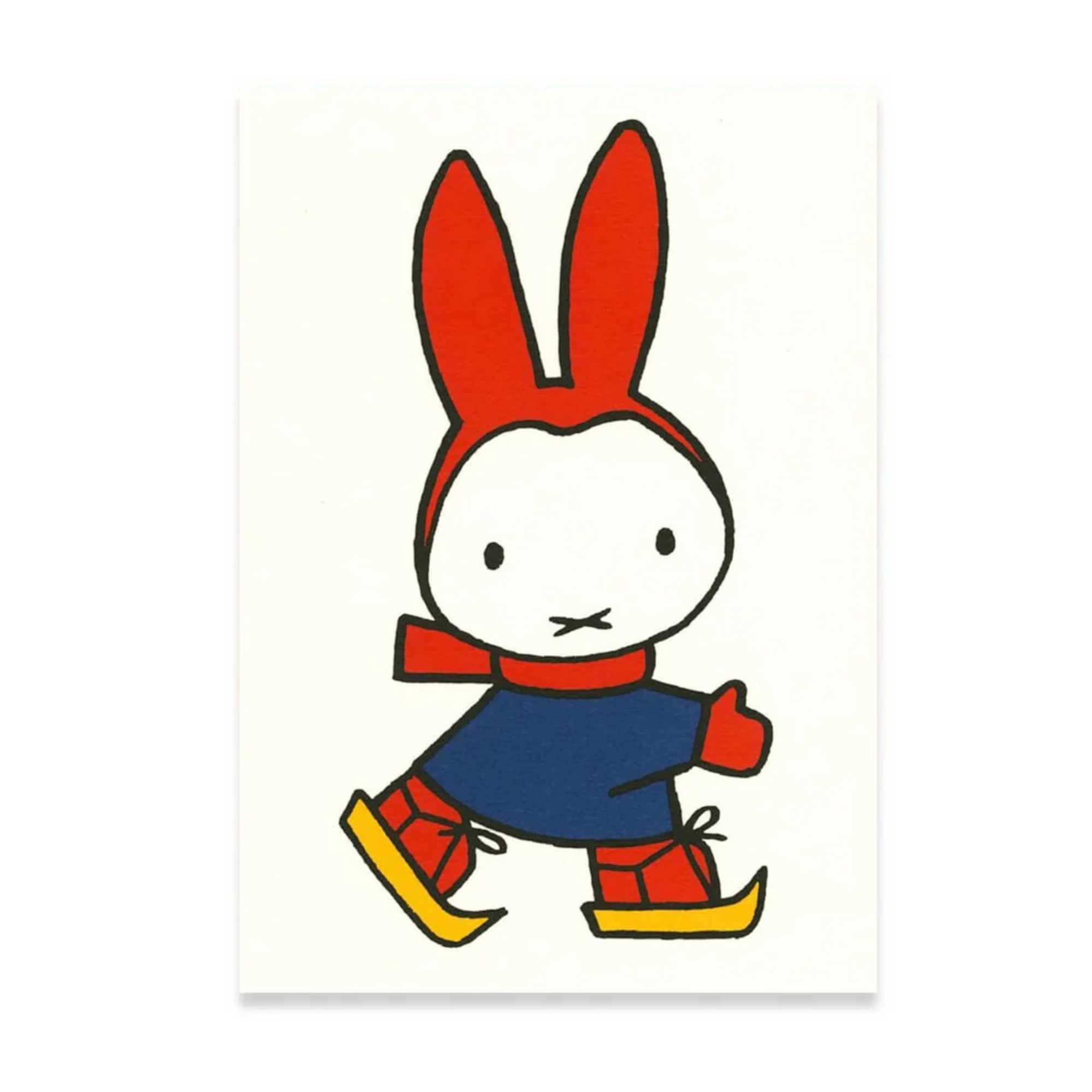 Miffy Skate Christmas Card