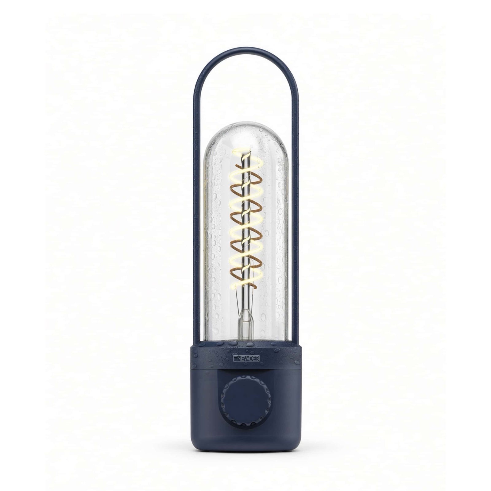Sompex Coil Outdoor rechargeable lamp, blue