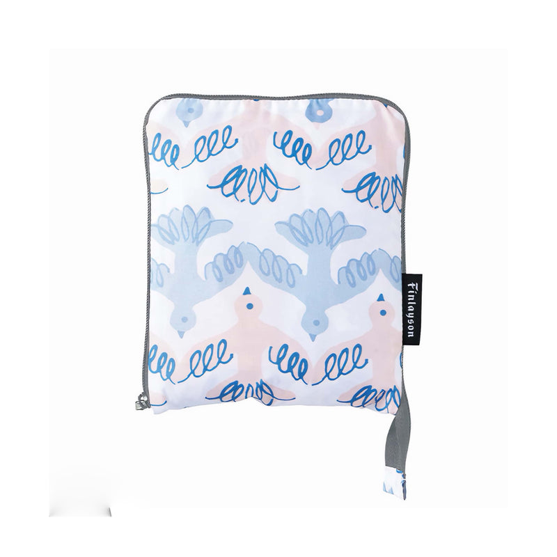 Marushin Finlayson folding boston bag, pink birds