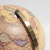 refurbished | WoodGlobe Antique Map globe lamp 10"