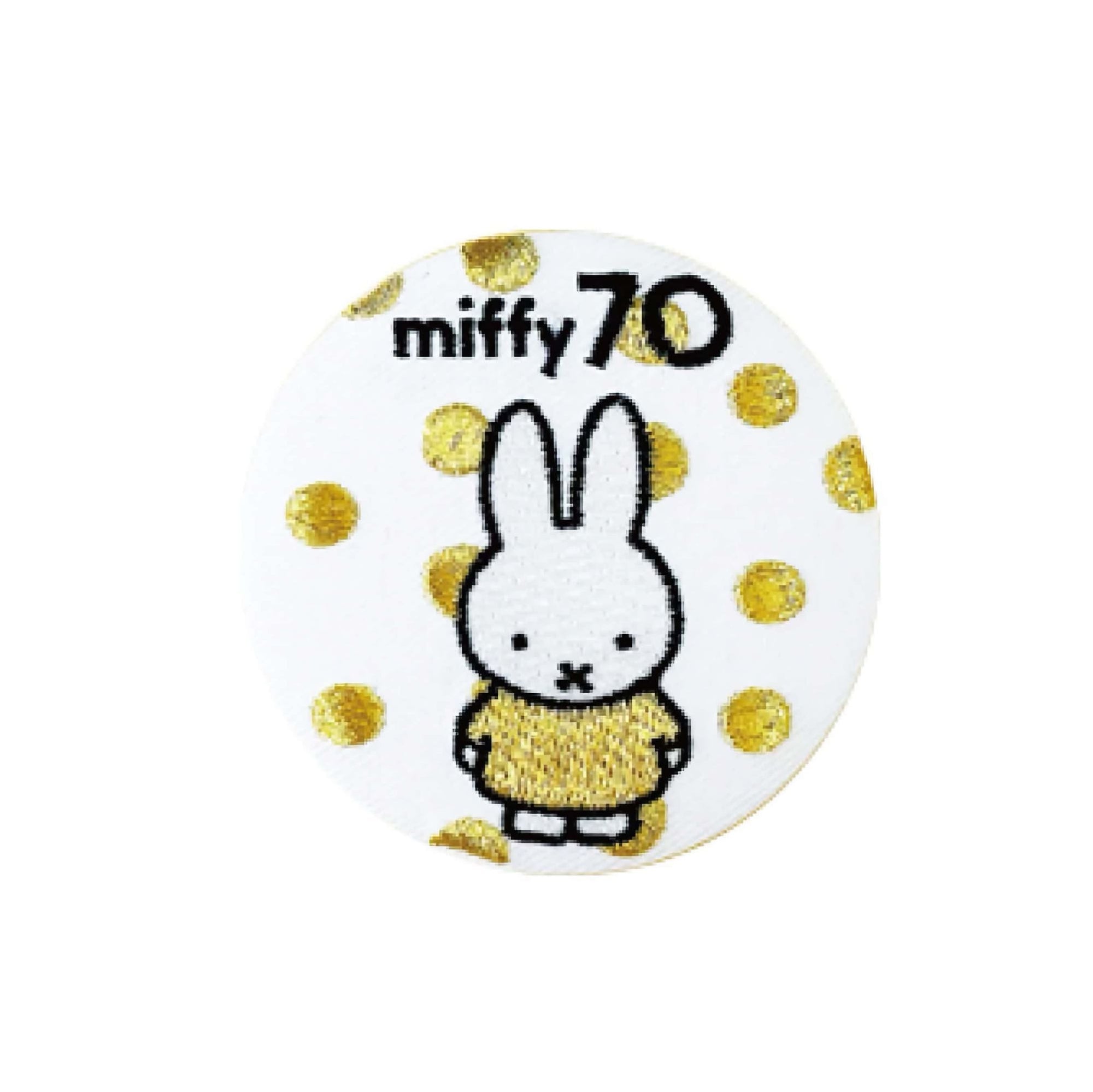 Miffy 70-Year Anniversary pin, polka dot