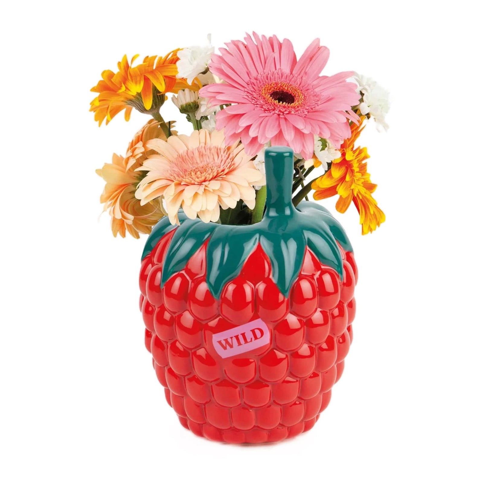 DOIY Farmers' Market Raspberry vase
