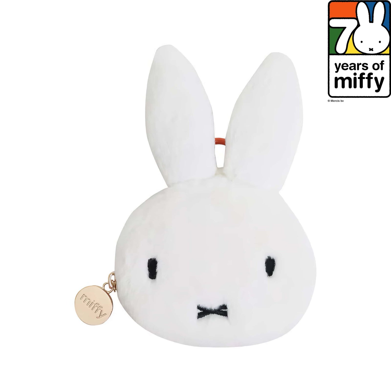 Miffy 70th anniversary coin pouch, orange