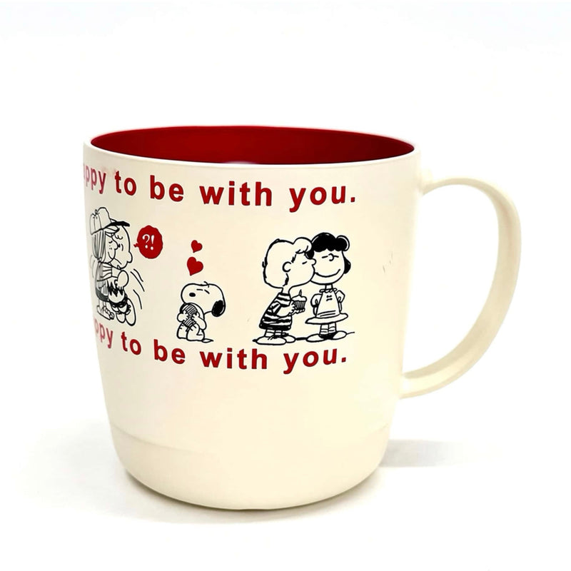 PEANUTS Snoopy & Friends mug, red