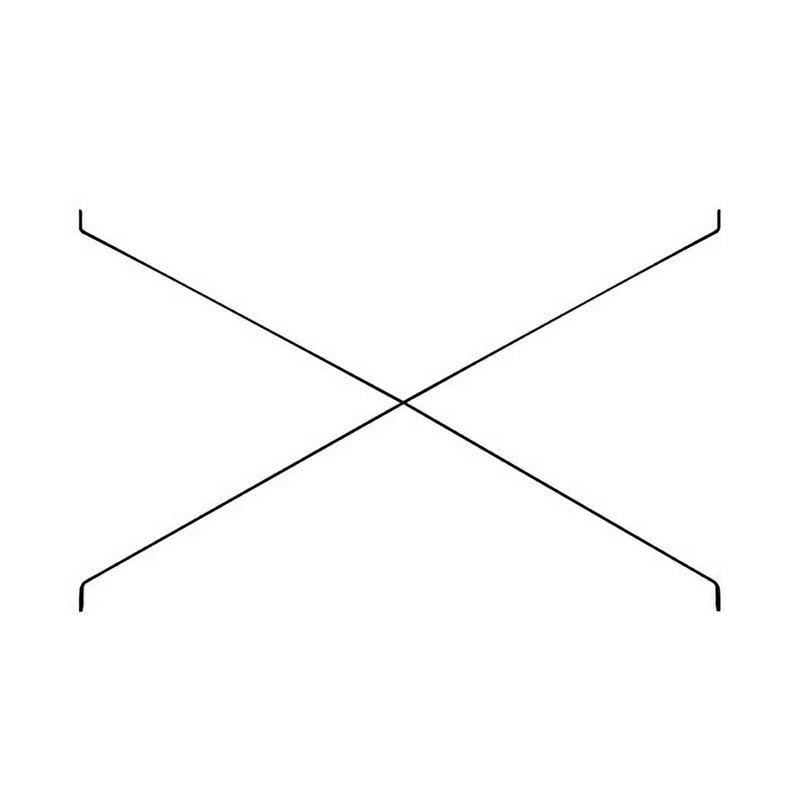 String Freestanding crossbar 78cm, black