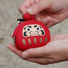 POCHIBI Daruma Coin Case, Red