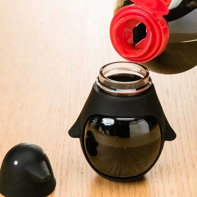 Hashy Penguin Soy Sause Bottle, black