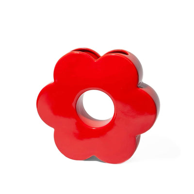 DOIY Daisy vase, red