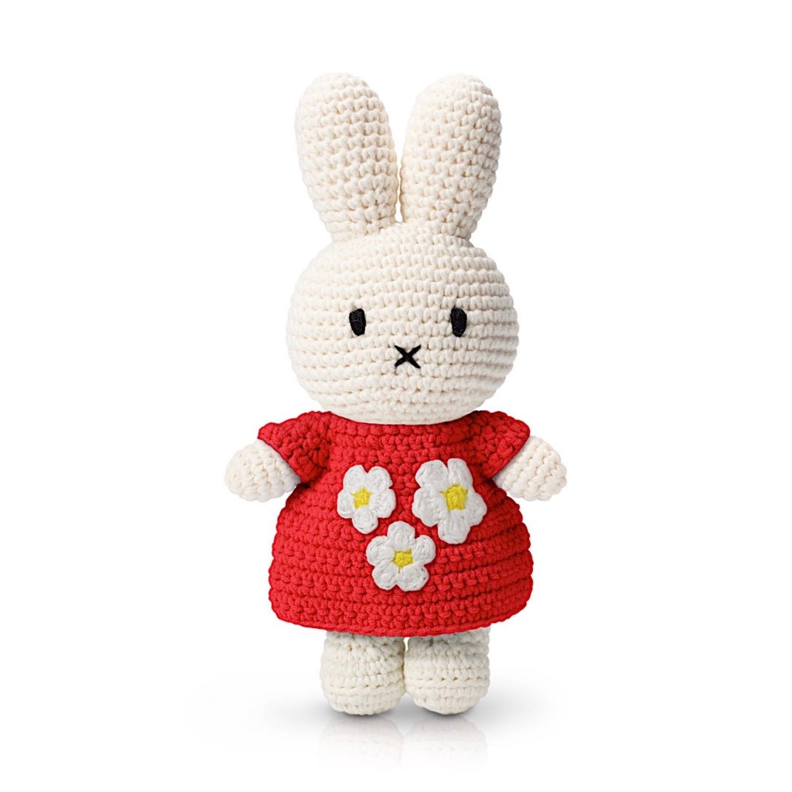 Just Dutch Miffy crochet, red anniversary dress